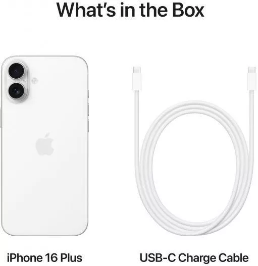 Apple iPhone 16 Plus 5G 8GB 128GB Λευκό