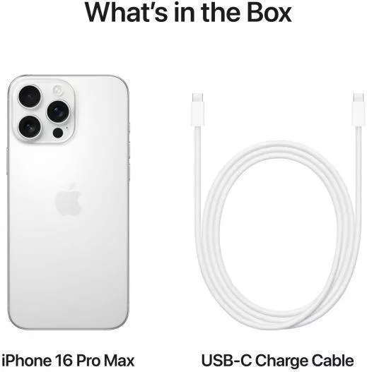 Apple iPhone 16 Pro Max 5G 8GB 1TB White Titanium