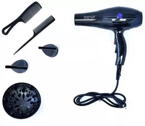 Πιστολάκι Μαλλιών RemIngton RE-2052 Επαγγελματικό 5 σε 1 Μαύρο