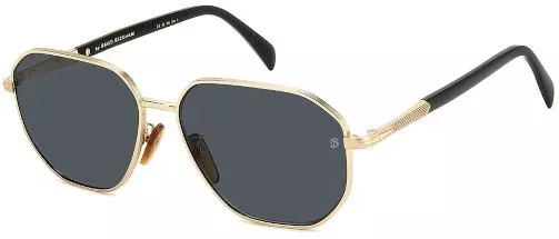 Γυναικεία Γυαλιά Ηλίου David Beckham με Μεταλλικό Σκελετό Χρυσό