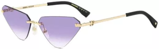 Γυναικεία Γυαλιά Ηλίου Dsquared με Κοκκάλινο Σκελετό Μαύρο