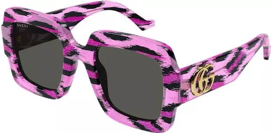 Γυναικεία Γυαλιά Ηλίου Gucci με Κοκκάλινο Σκελετό Ροζ