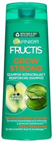 Garnier Fructis Grow Strong Σαμπουάν Αναδόμησης/Θρέψης για Ταλαιπωρημένα Μαλλιά 400ml
