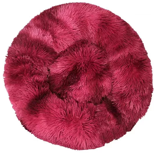 Κρεβάτι Σκύλου - Γάτας Στρογγυλό Snuggly Τie Die 50x50cm Μπορντό