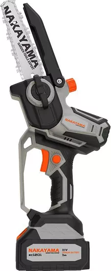 Nakayama EC1200 Κλαδευτικό Αλυσοπρίονο Μπαταρίας 2x2Ah Brushless 21V 1.3kg με Λάμα 20cm
