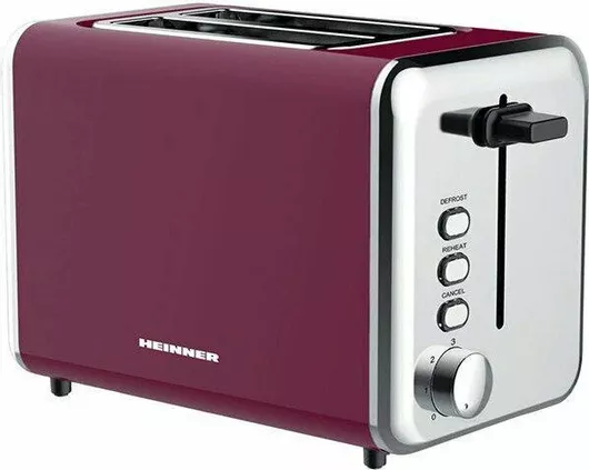 Φρυγανιέρα Heinner TP-1000BG 2 Θέσεων 850W Μοβ