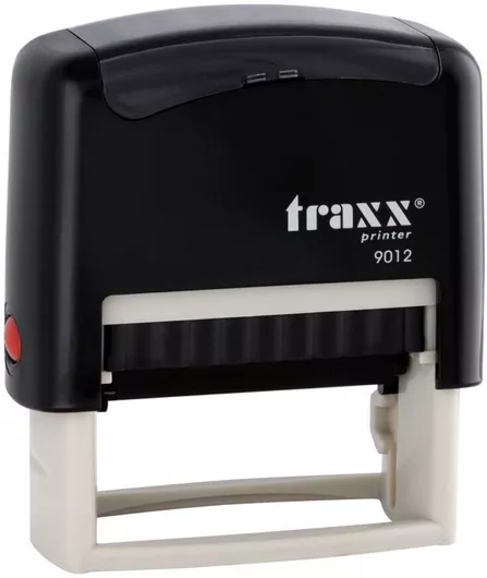Σφραγίδα Traxx Printer Traxx 9012 Αυτόματη "Κειμένου" σε Ελληνική Γλώσσα με Στοιχεία & Μαύρο Μελάνι