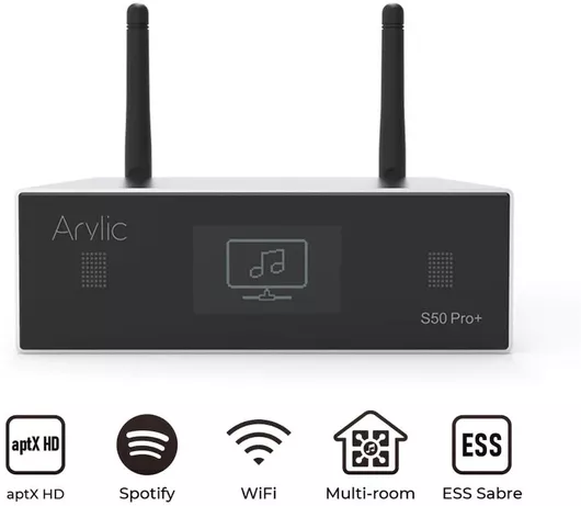 Arylic S50 Pro+ Bluetooth Receiver / Streamer Μαύρο