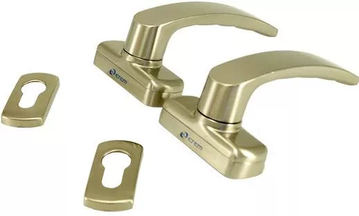 Etem Πόμολο με Ροζέτα ET212311.11 ΙΝΟΧ