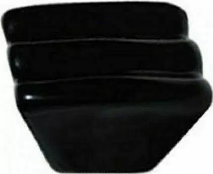 Convex 1001 Πόμολο Επίπλου από Πορσελάνη σε Μαύρο Χρώμα 50mm (Απόσταση Κέντρων 25mm)