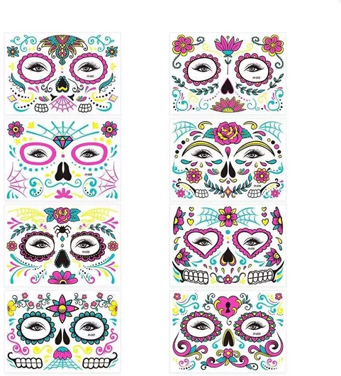 Αποκριάτικο Tattoo (Διάφορα Σχέδια)