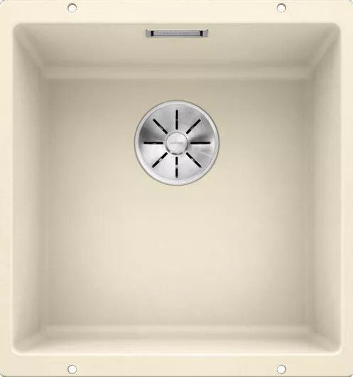 Νεροχύτης Blanco Subline 400-U Υποκαθήμενος από Συνθετικό Γρανίτη Μ40xΠ40cm Jasmine