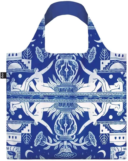 Τσάντα για Ψώνια Loqi Mark Conlan - Looking Up Recycled ΥφασμάτινηΜπλε 