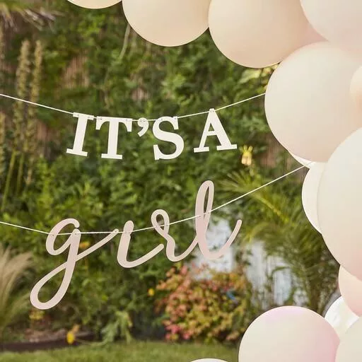It's A Girl Baby Shower Αξεσουάρ Πάρτυ GHEB127