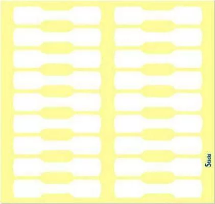 Ταμπελάκια Τιμών 18 Κοσμημάτων Sticki No 41 5x1mm