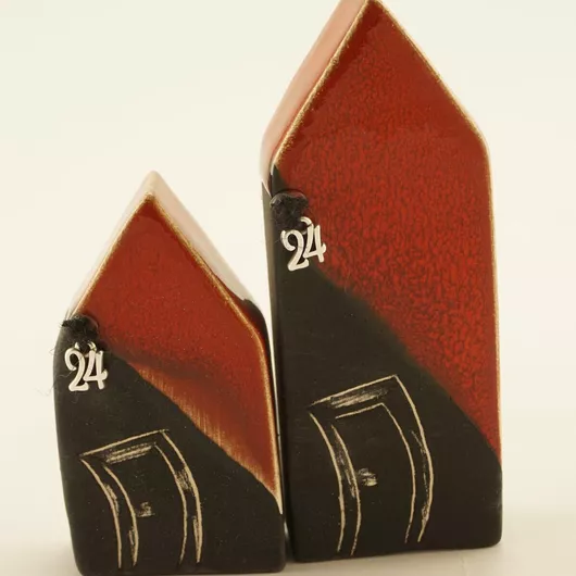 Rozos Ceramics Γούρι Σπίτι Κεραμικό 4x10cm