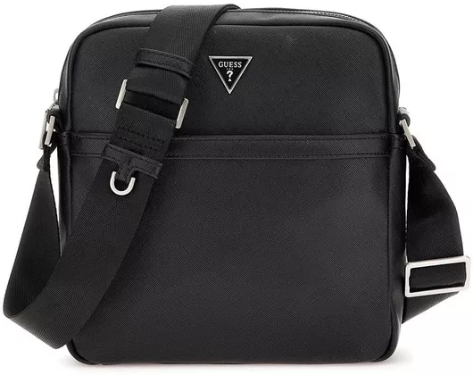 Ανδρική Τσάντα Ώμου / Χιαστί Guess HMECSAP3158 σε Μαύρο χρώμα