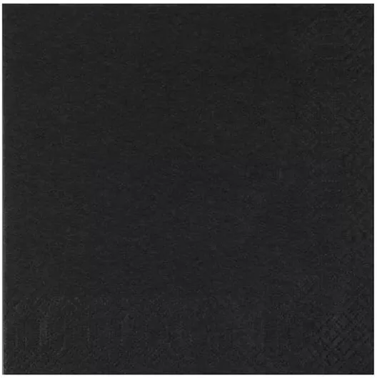 Χαρτοπετσέτες Finezza Πολυτελείας Airlaid 2Φ Μαύρη 40x40cm 75τμχ.