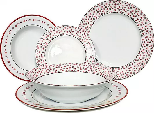 Σερβίτσιο Πιάτου Bohemia Portofino Christinholm από Πορσελάνη 20τμχ Λευκό