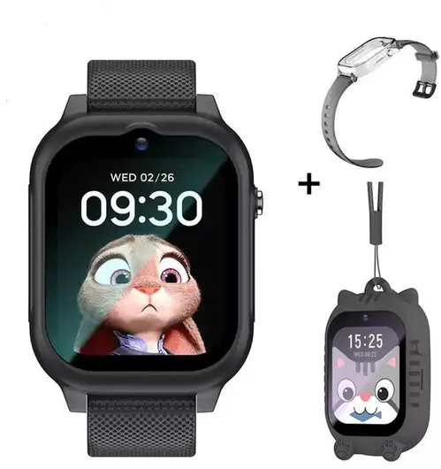 Awei Παιδικό Smartwatch με GPS και Καουτσούκ/Πλαστικό Λουράκι Μαύρο