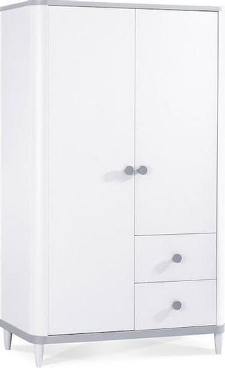 Παιδική Ντουλάπα Aden Δίφυλλη 119x56x192cm Λευκό
