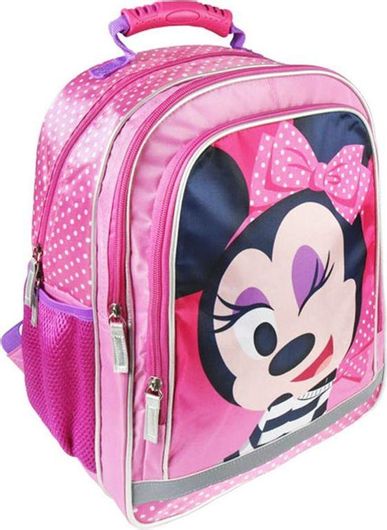 Σχολική Τσάντα Πλάτης Δημοτικού Minnie Mouse Disney​ Ροζ