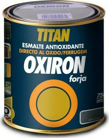 Χρώμα Titanlux Αντισκωριακό Oxiron Forja 0.75lt Negro