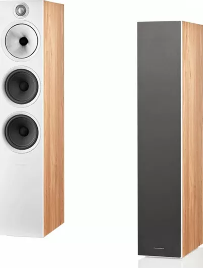 Ηχείο Hi-Fi Bowers & Wilkins 603 S2 Anniversary Edition Σετ 2τμχ Δαπέδου 3 Δρόμων Π19xΒ34xΥ98.5cm Λευκό / Βελανιδιά