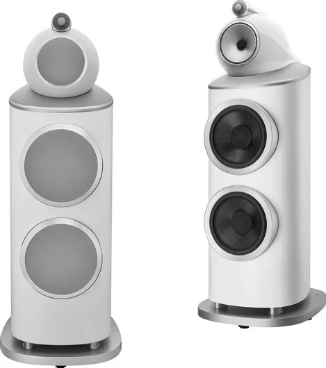 Ηχείο Hi-Fi Bowers & Wilkins 801 D4 Σετ 2τμχ Δαπέδου 1000W 3 Δρόμων Π45.1xΒ60xΥ122.1cm Λευκό Γυαλιστερό