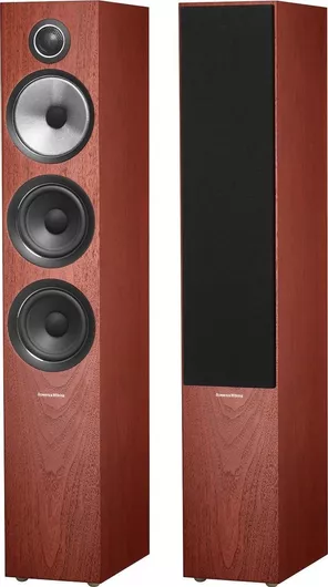 Ηχείο Hi-Fi Bowers & Wilkins 704 S2 Σετ 2τμχ Δαπέδου 150W 3 Δρόμων Π16.5xΒ25.5xΥ92.5cm Κερασιά