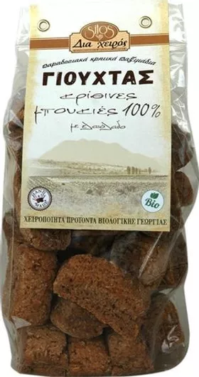 Sitos Δια χειρός Παξιμάδια Κριθαριού Κριθινες Μπουκιες 100% 400gr