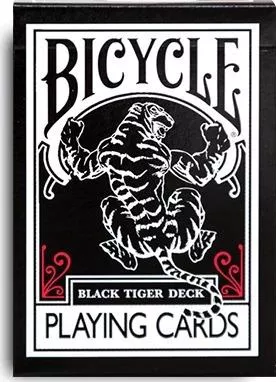 Τράπουλα Bicycle Black Tiger by Ellusionist Συλλεκτική Πλαστικοποιημένη Μαύρη
