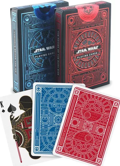 Τράπουλα Theory11 Light Side Συλλεκτική Star Wars Πλαστικοποιημένη Κόκκινη