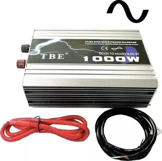 Αυτοκινήτου Inverter Καθαρού Ημιτόνου 1000W για Μετατροπή 12V DC σε 220V AC