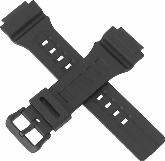 Λουράκι Ρολογιού Casio Καουτσούκ Μαύρο