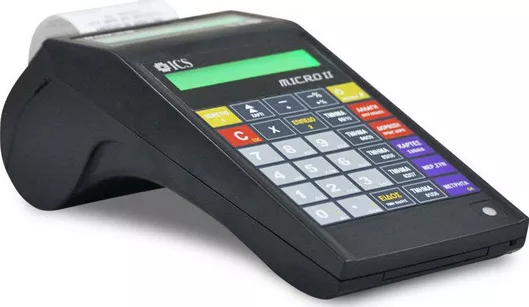 Ταμειακή Μηχανή ICS Micro II Φορητή με Μπαταρία σε Μαύρο Χρώμα