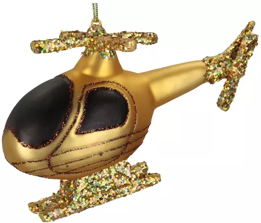 JK Home Decoration JΚ ΗΟΜΕ DÉCΟR Χριστουγεννιάτικο Κρεμαστό Σετ Γυάλινο Χρυσό