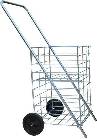 Καρότσι Λαϊκής Μεταλλικό Πτυσσόμενο 100x40cm Γκρι