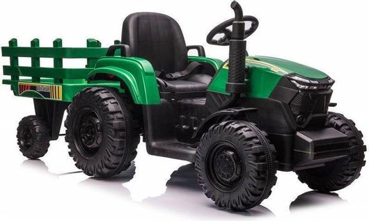 Παιδικό Τρακτέρ Ηλεκτροκίνητο με Καρότσα 12 Volt Πράσινο