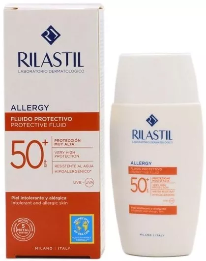 Αντηλιακό Προσώπου Rilastil Allergy Protective Fluid Κρέμα SPF50 50ml