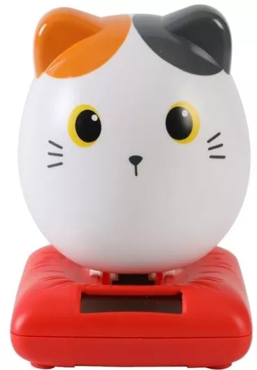 Μουσικό Κουτί Total Gift Επιτραπέζιο Διακοσμητικό Solar Cat Πορτοκαλί
