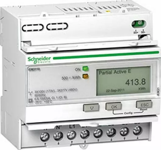 Κιλοβατοωρόμετρο Ηλεκτρολογικού Πίνακα Schneider Electric A9MEM3100
