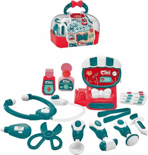 Παιχνίδι Μίμησης ToyMarkt Παιδικό Ιατρικό Σετ Βαλιτσάκι Medical για 3+ Ετών 13τμχ