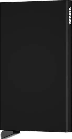 Ανδρικό Πορτοφόλι Secrid Cardprotector Καρτών με RFID & Μηχανισμό Slide Μαύρο