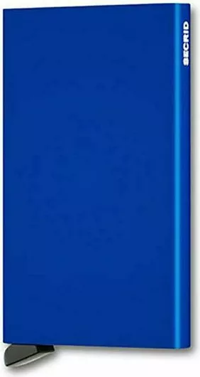 Ανδρικό Πορτοφόλι Secrid Cardprotector Καρτών με RFID & Μηχανισμό Slide C-Blue