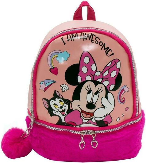 Σχολική Τσάντα Δημοτικού Πλάτης Διακάκης Minnie Ροζ 