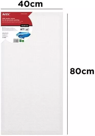 Καμβάς σε Τελάρο Artix 40x80cm 100% βαμβακερός 280gr/m² PP98-4080