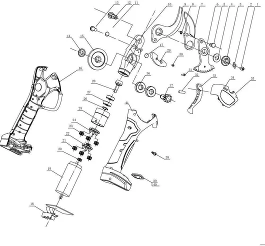 Agroforce 09314 Αναλώσιμα Εργαλείων Κήπου Ανταλλακτικό PROTECH-400 No 18