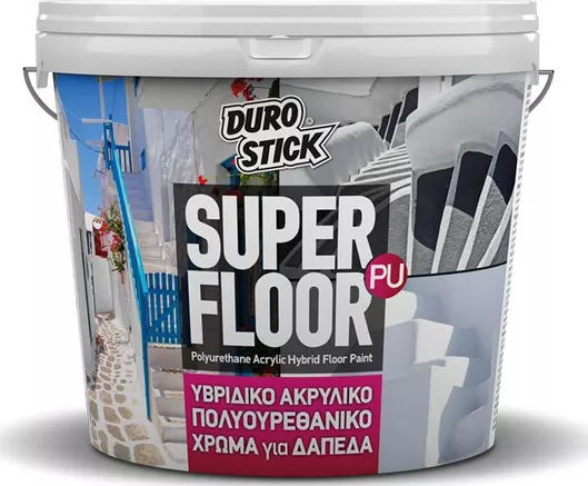 Χρώμα Durostick Ακρυλικό Super Floor Pu 0.75lt Κεραμιδί