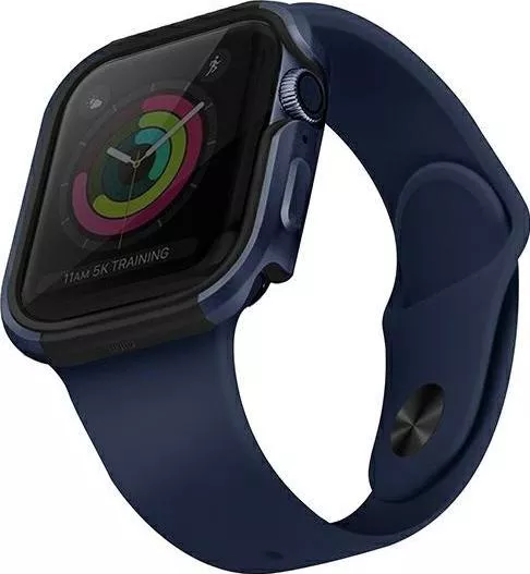 Θήκη Uniq Valencia Σιλικόνη σε Μπλε χρώμα για το Apple Watch 44mm